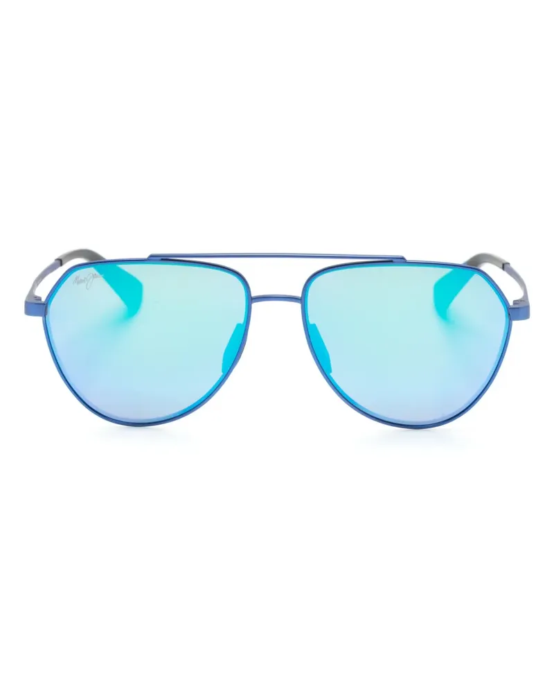 Maui Jim Getönte Pilotenbrille - Blau Blau