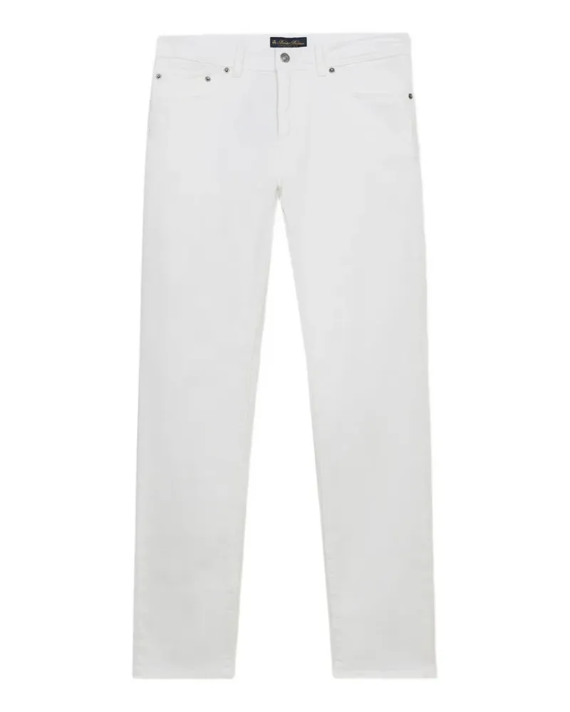 Brooks Brothers Five-Pocket-Hose - Weiß Weiß