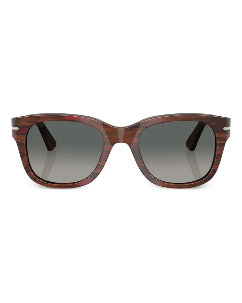 Persol Sonnenbrille mit rundem Gestell - Braun Braun