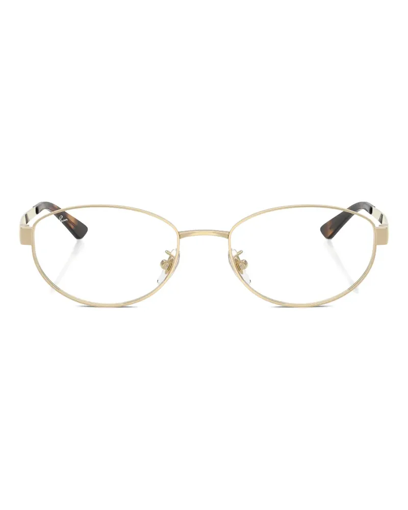 Ray Ban Brille mit ovalem Gestell - Gold Gold