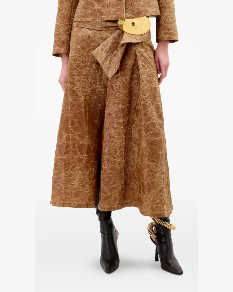 Silvia Tcherassi Olga midi skirt - Braun Braun