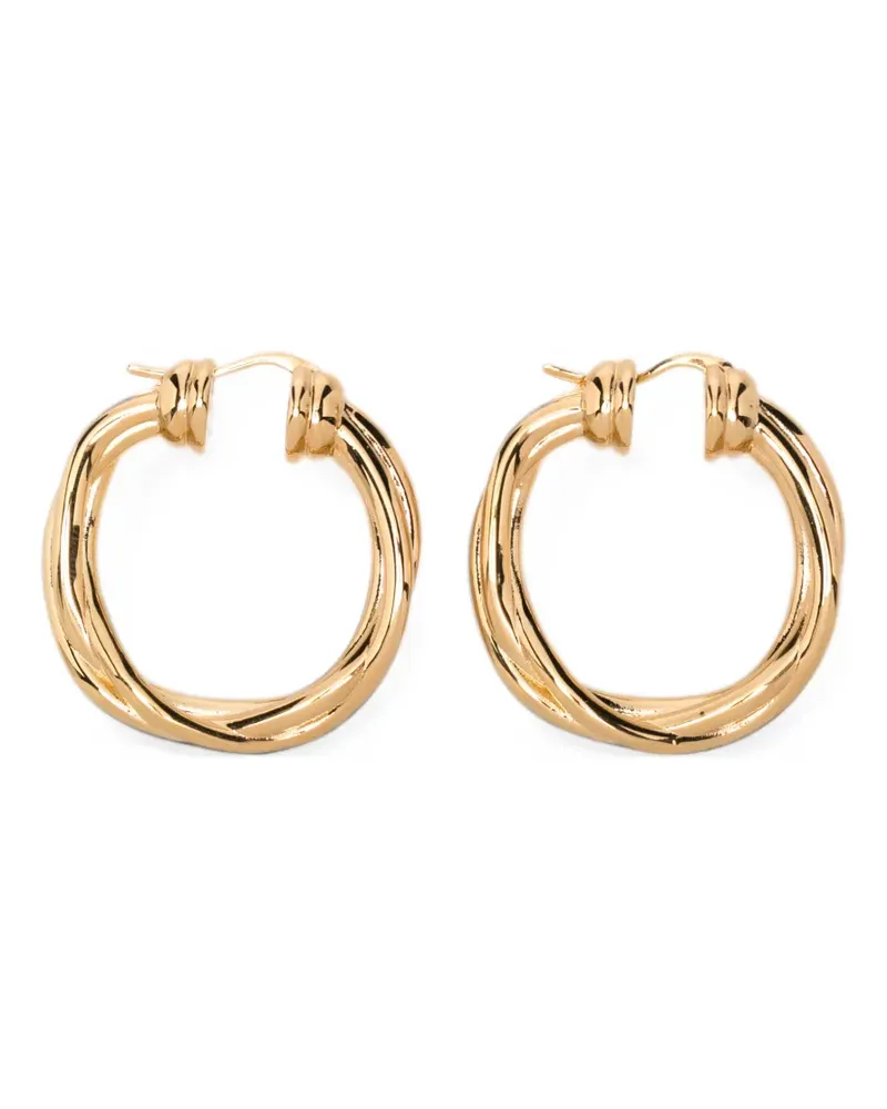 Jil Sander Verschlungene Creolen - Gold Gold