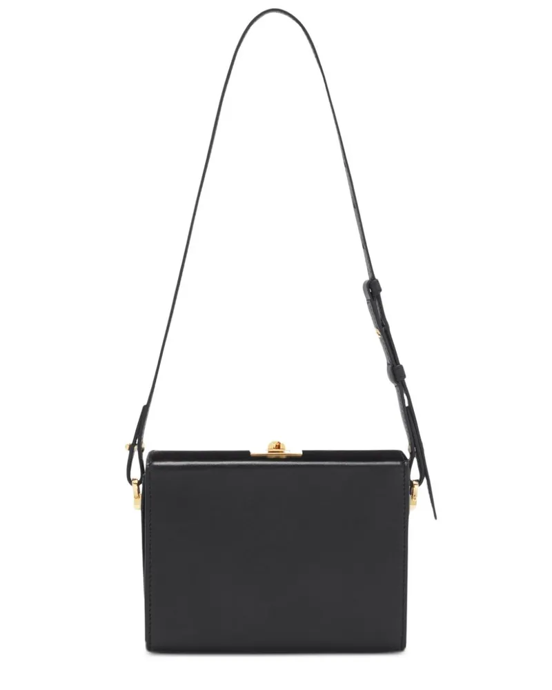 Furla Schultertasche mit Arch-Logo - Schwarz Schwarz