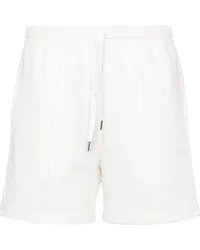 P.A.R.O.S.H. P.A.R.O H. Gestreifte Jersey-Shorts Weiß