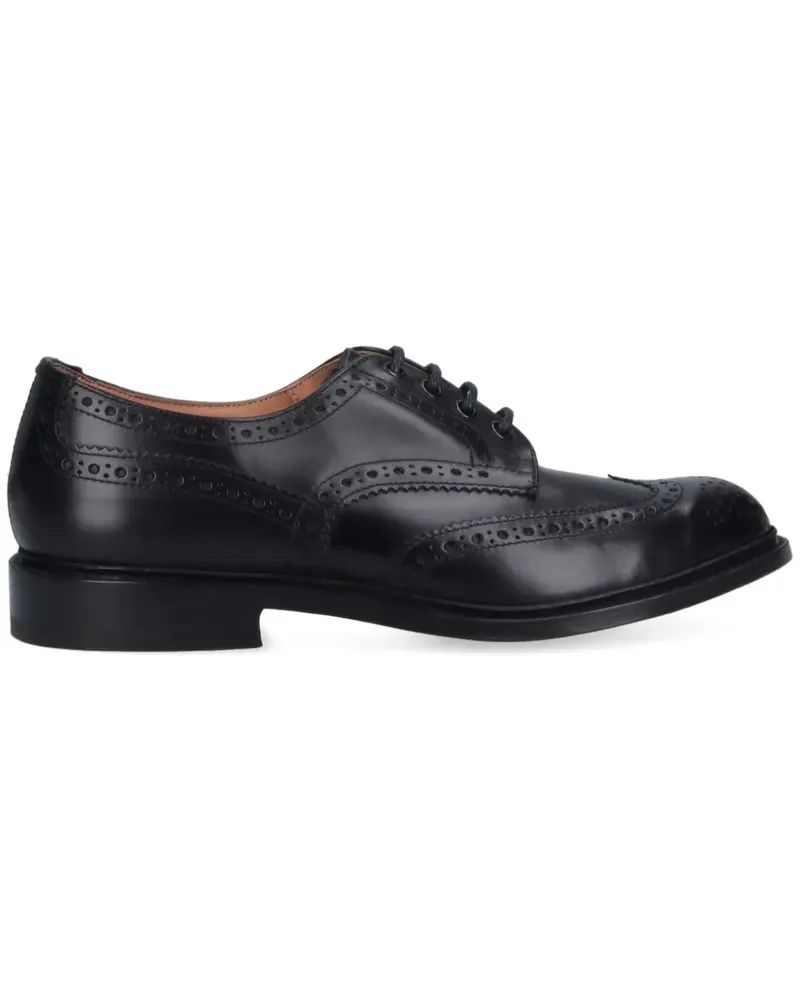 Tricker's Bourton Derby-Schuhe - Schwarz Schwarz