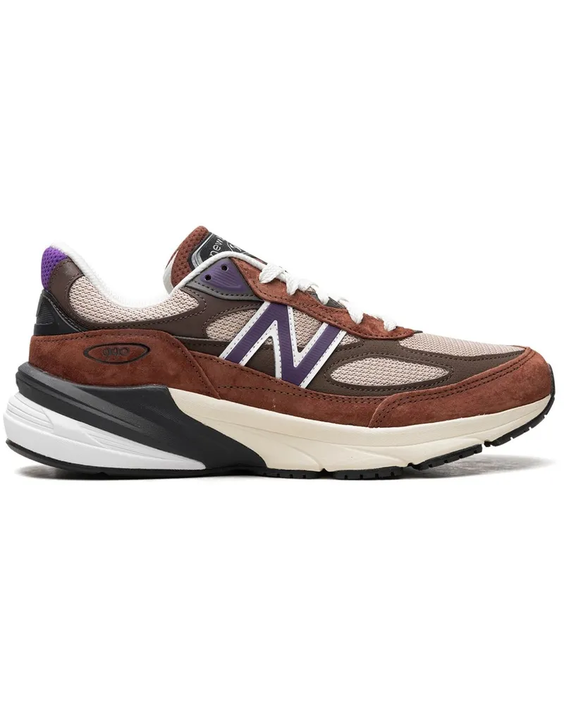 New Balance 990v6 "Made in USA - Rich Oak/Cosmic Grape" Sneakers - Braun Braun
