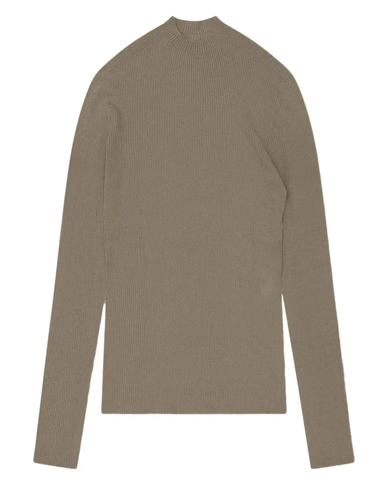 Heliot Emil Gerippter Pullover - Braun Braun