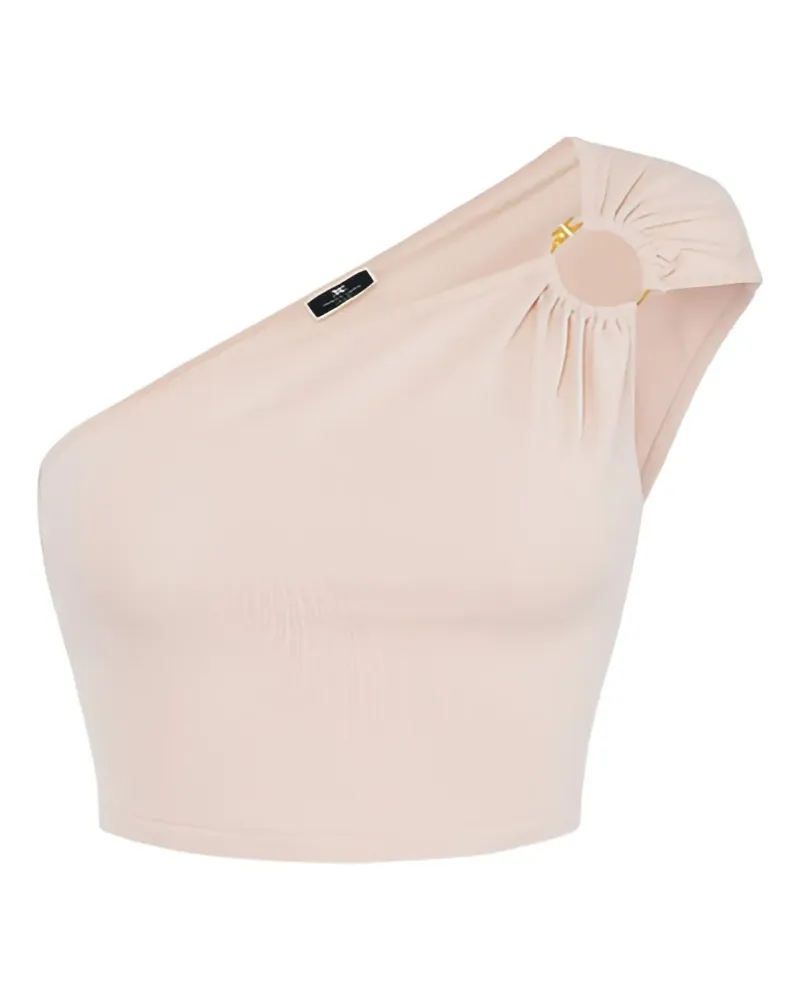 Elisabetta Franchi one-shoulder ring-detail top - Rosa Rosa