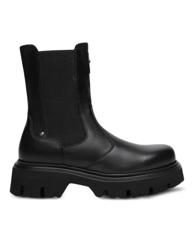 Nero Gardini Chelsea-Boots mit dicker Sohle - Schwarz Schwarz