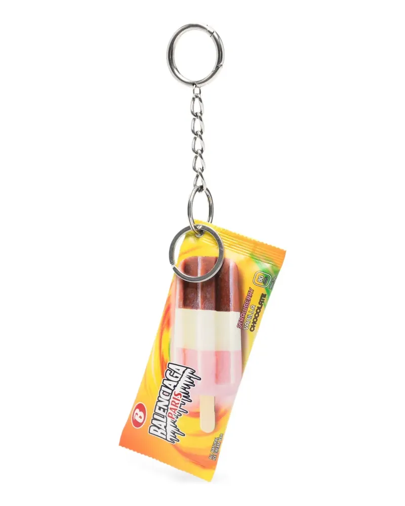 Balenciaga ice-cream-bag keyring - Gelb Gelb
