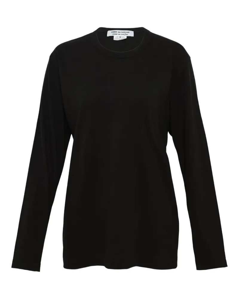 Comme des Garçons long-sleeve top - Schwarz Schwarz