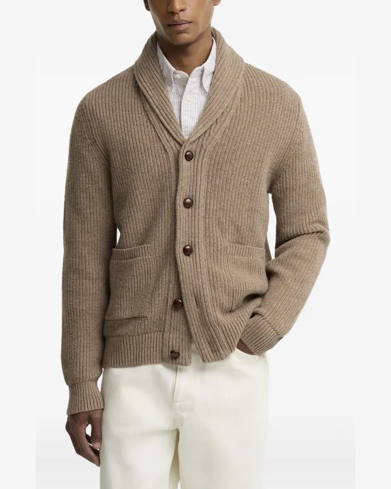 Barbour Hartland wool cardigan - Braun Braun