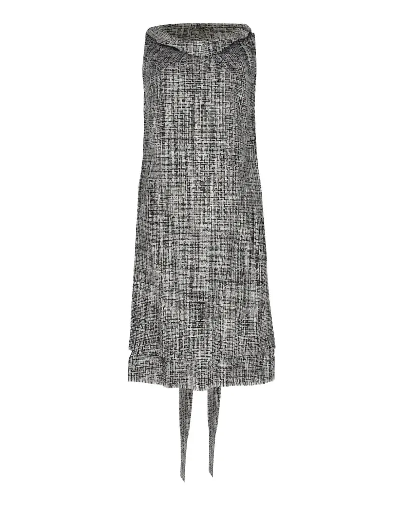 Roland Mouret Kleid mit Bindegürtel - Grau Grau