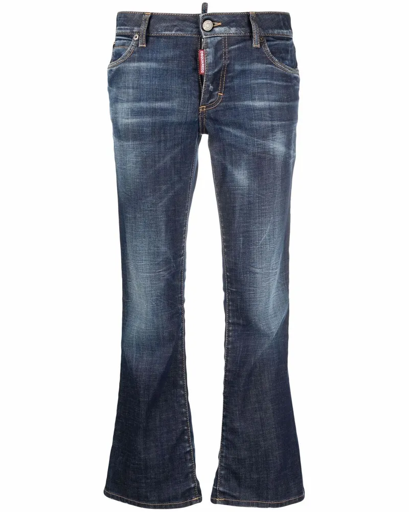 Dsquared2 Ausgeblichene Distressed-Jeans - Blau Blau