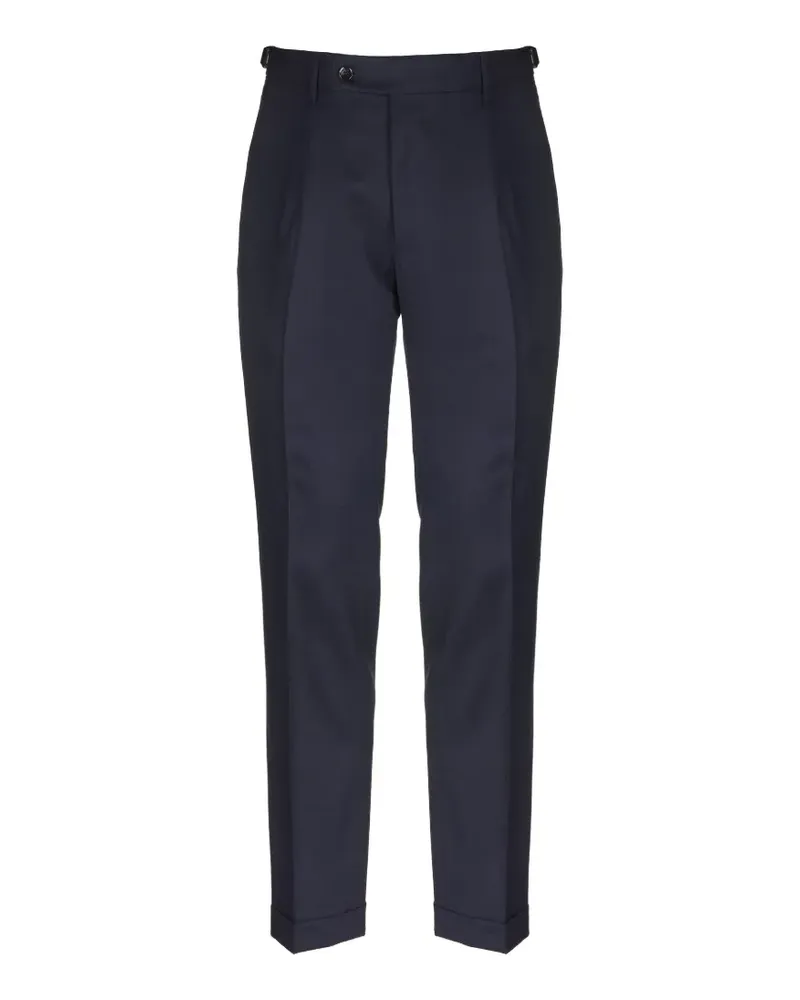 Berwich Retro Long G pleated side-buckle trousers - Grau Grau