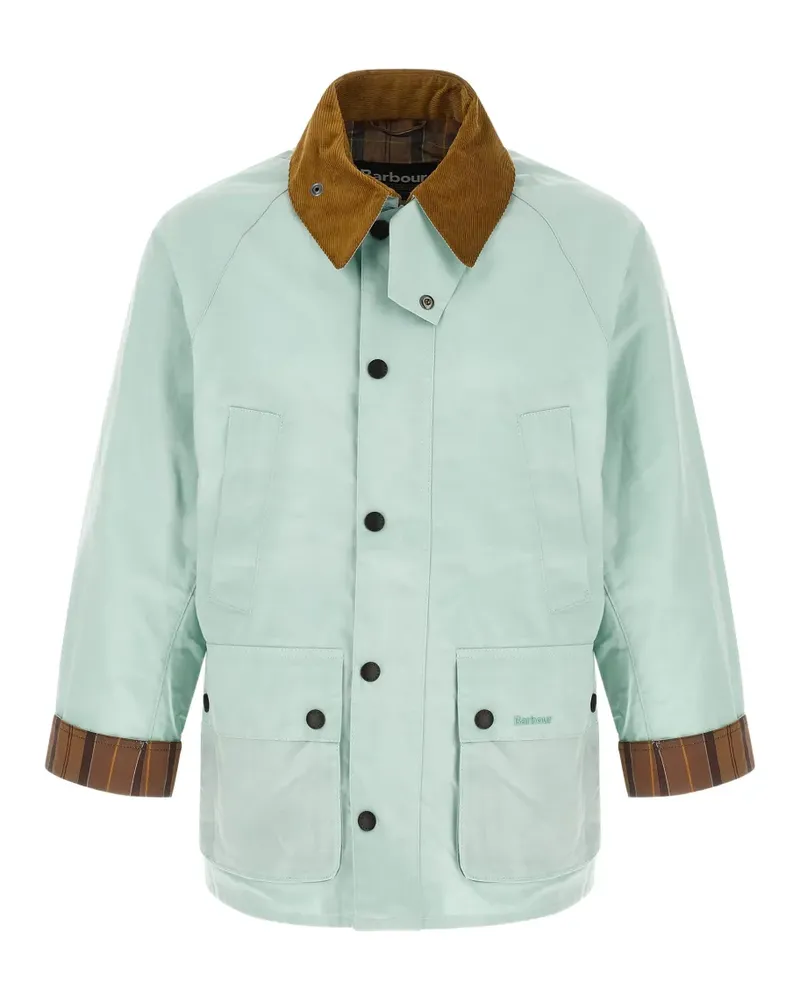Barbour Bedale Jacke mit Cordkragen - Blau Blau