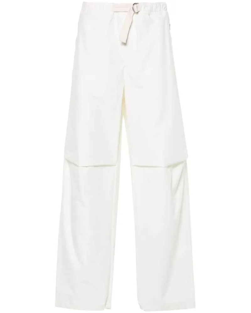Jil Sander Hose mit geradem Bein - Weiß Weiß