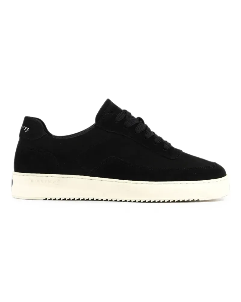 Filling Pieces Mondo Sneakers aus Wildleder - Schwarz Schwarz