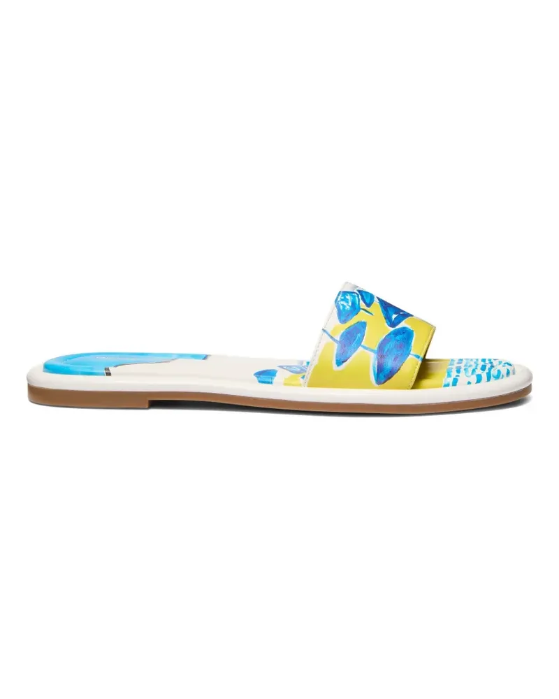 Michael Kors Dana Sandalen mit grafischem Print - Gelb Gelb