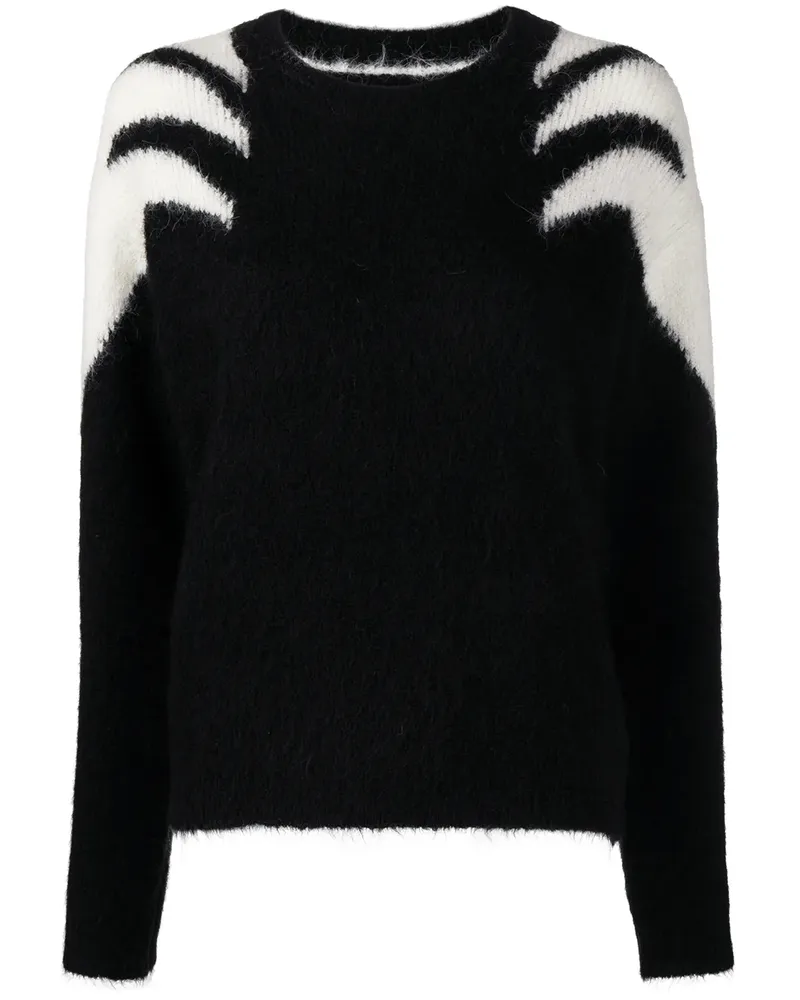 RTA Oversized-Pullover - Schwarz Schwarz