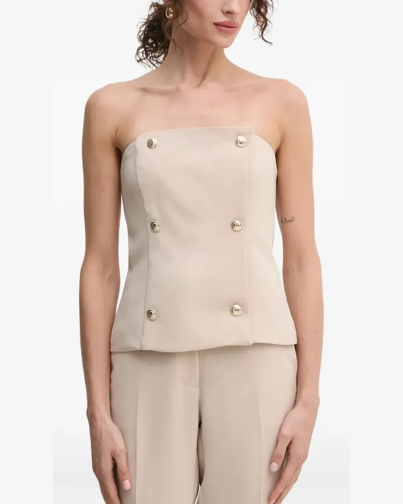 MARCIANO Los Angeles strapless top - Nude Nude