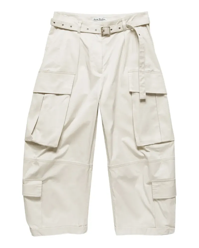 Acne Studios cargo trousers with belt - Nude Nude