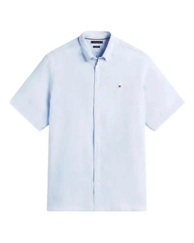 Tommy Hilfiger pigment-dyed buttoned shirt - Blau Blau