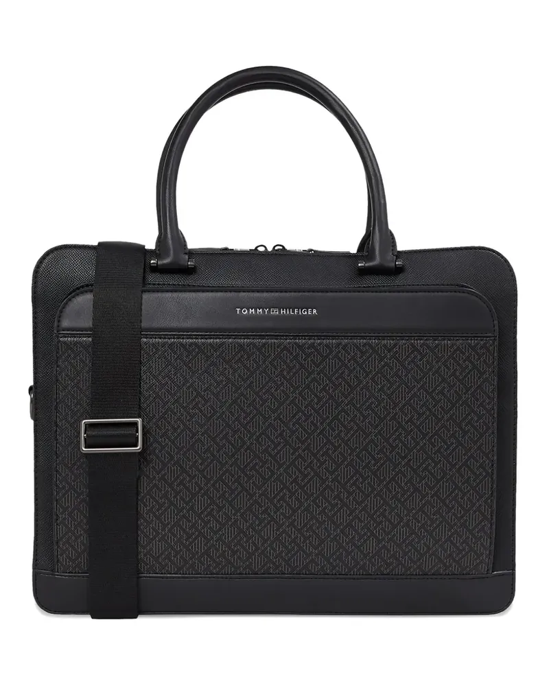 Tommy Hilfiger ribbon handle briefcase bag - Schwarz Schwarz