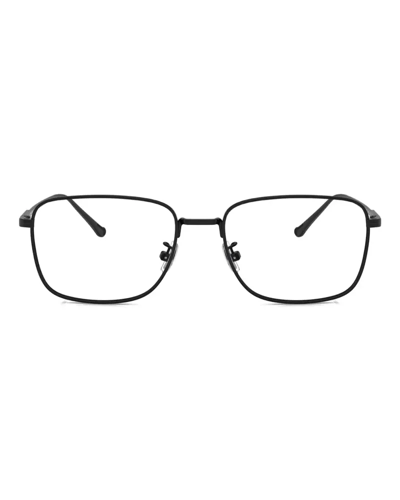 Coach Eckige Brille aus Titan - Schwarz Schwarz