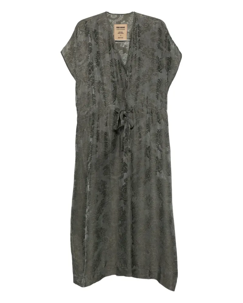 Uma Wang floral-pattern dress - Grün Grün