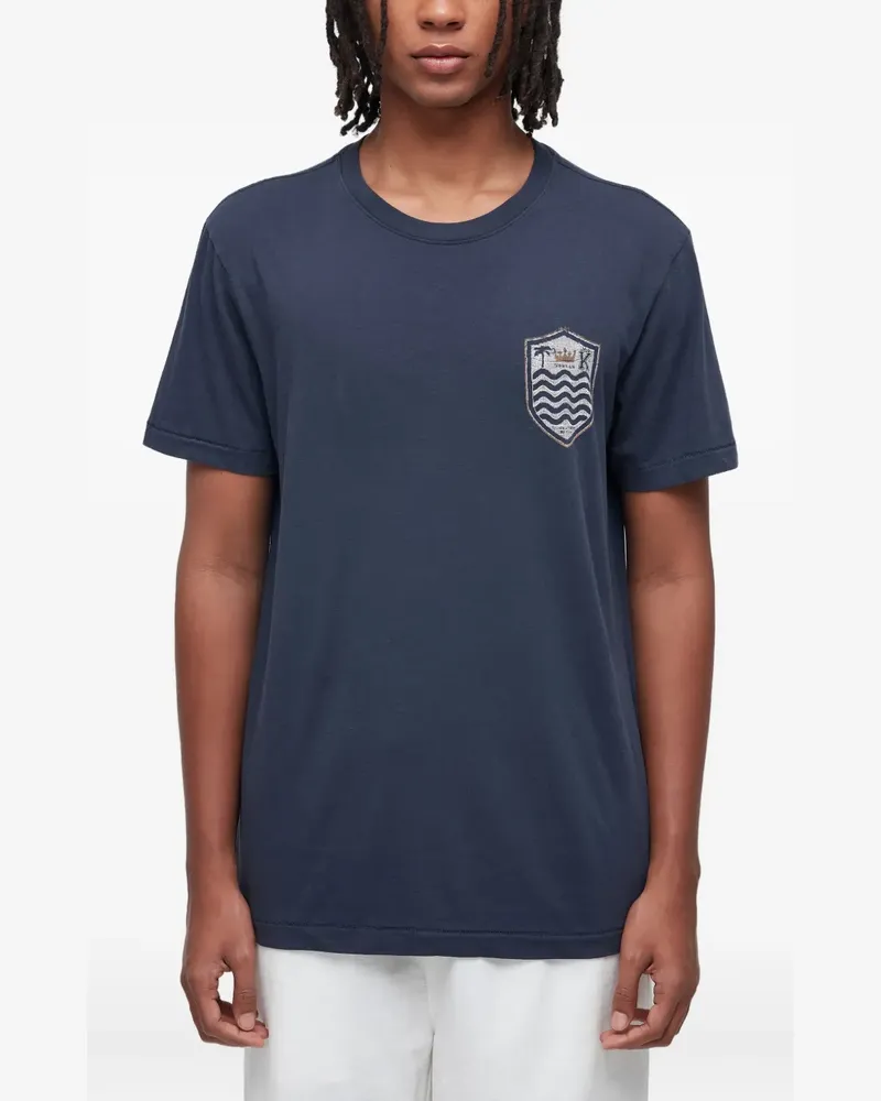 Osklen Besticktes T-Shirt - Blau Blau