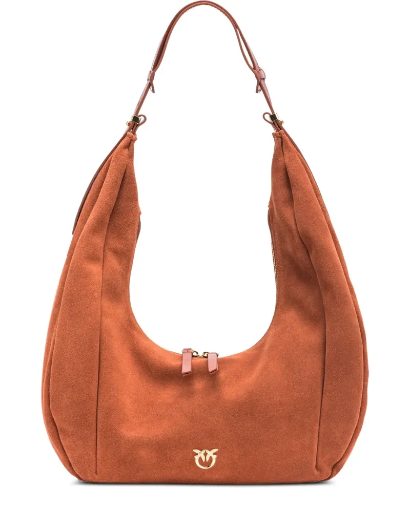 Pinko Love Birds Schultertasche - Orange Orange