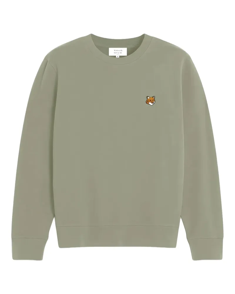 Kitsuné Sweatshirt mit Fuchsmotiv - Grün Grün