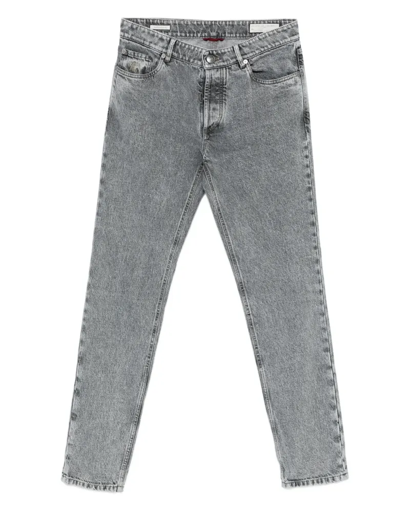 Brunello Cucinelli Jeans mit Stone-Wash-Effekt - Grau Grau
