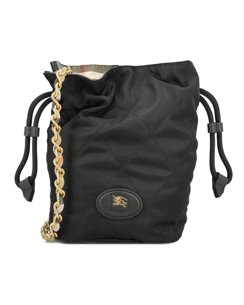 Burberry quilted-design bucket bag - Schwarz Schwarz