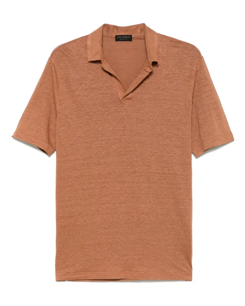 Dell'oglio Slub T-Shirt - Braun Braun