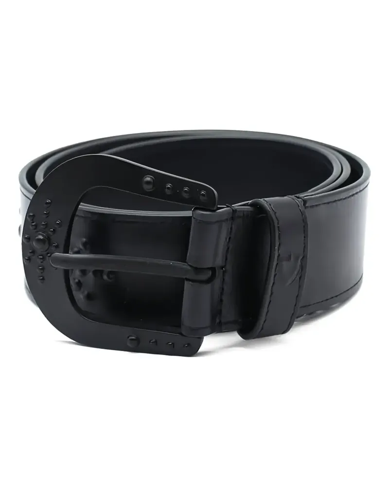 HTC Hollywood Trading Company Mirage leather belt - Schwarz Schwarz