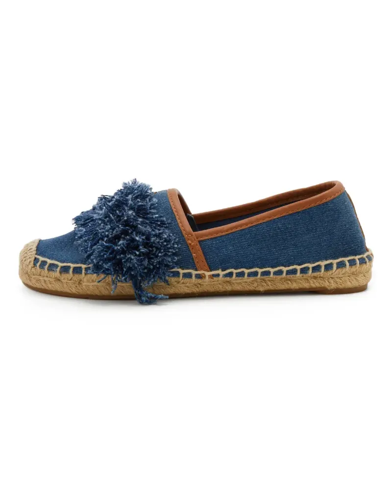 Tory Burch Shaw Ballerinas mit Fransen - Blau Blau
