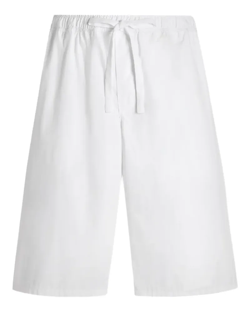 Dolce & Gabbana Shorts mit Logo-Patch - Weiß Weiß