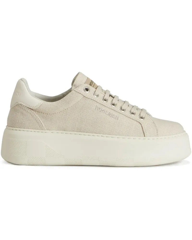 Woolrich Chunky Court Sneakers - Nude Nude