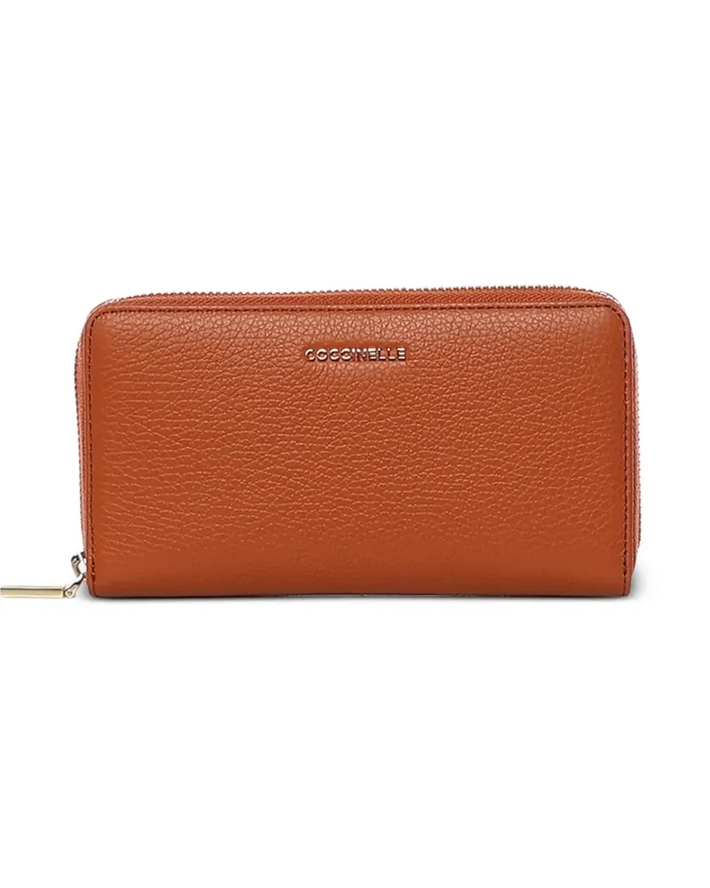 Coccinelle zip leather wallet - Braun Braun