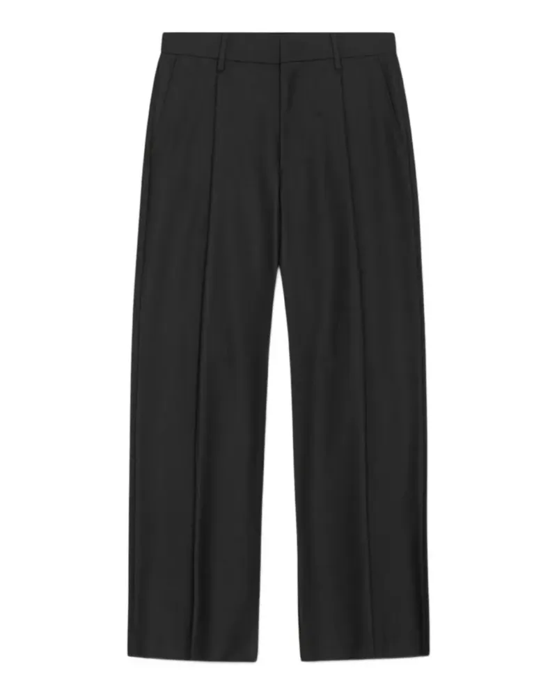 NN 07 Kay Hose mit Falten - Schwarz Schwarz