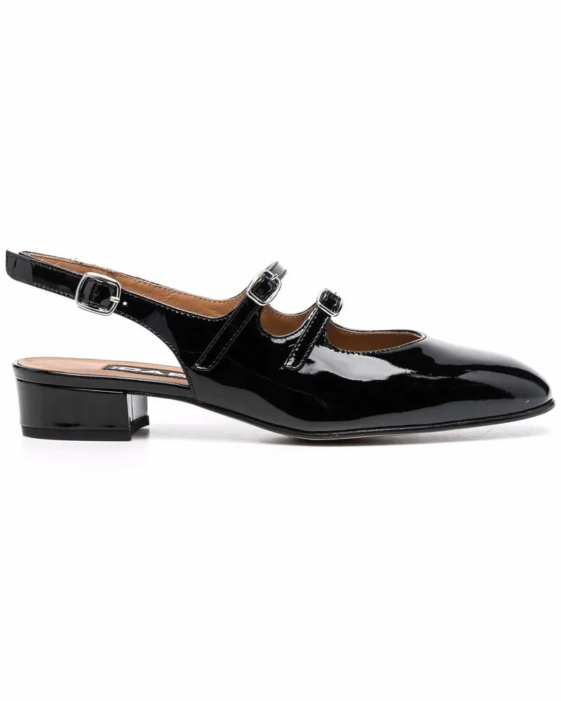 Carel Pumps aus Lackleder - Schwarz Schwarz