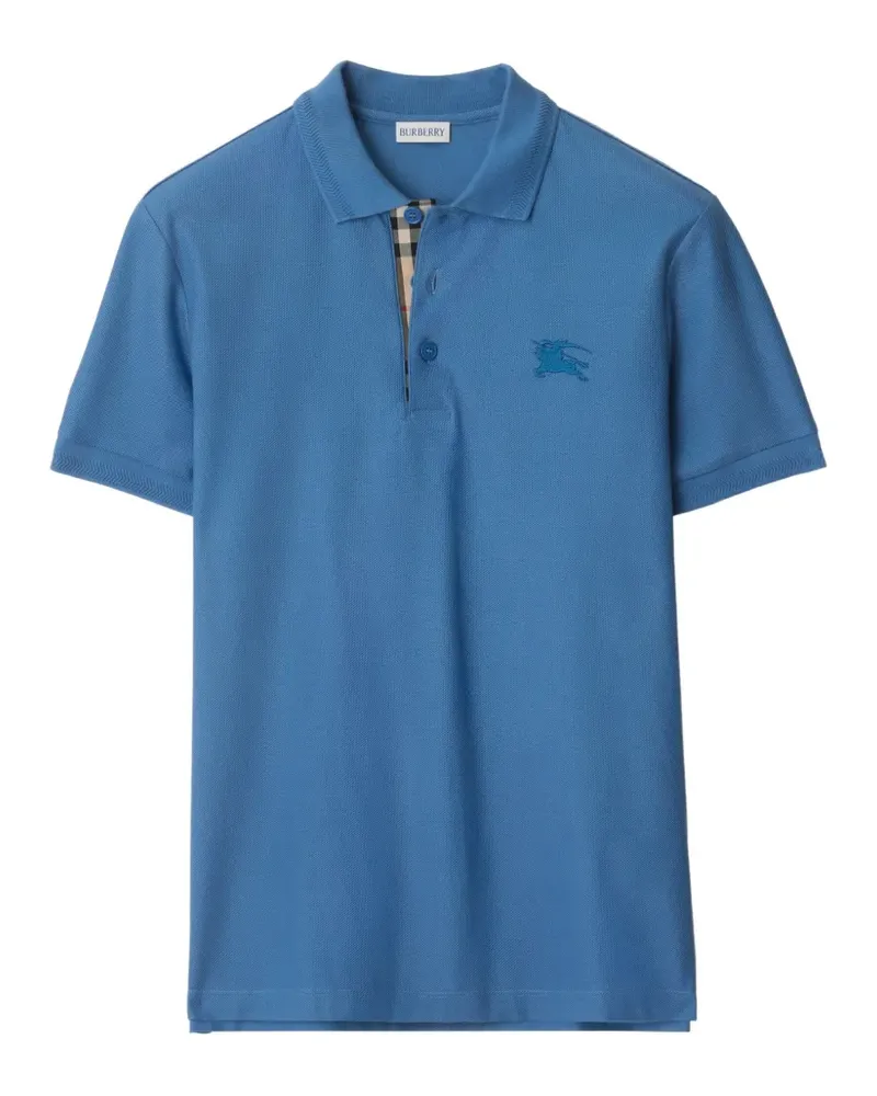 Burberry cotton polo shirt - Blau Blau
