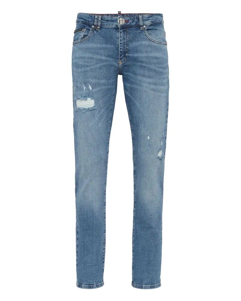 Philipp Plein Gerade Jeans - Blau Blau