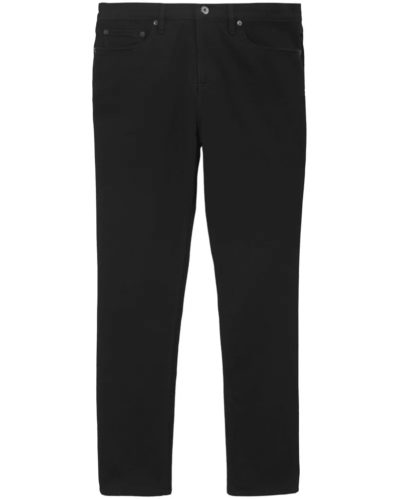 Burberry Klassische Straight-Leg-Jeans Schwarz