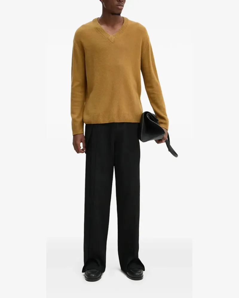 A.P.C. Pullover mit V-Ausschnitt - Braun Braun