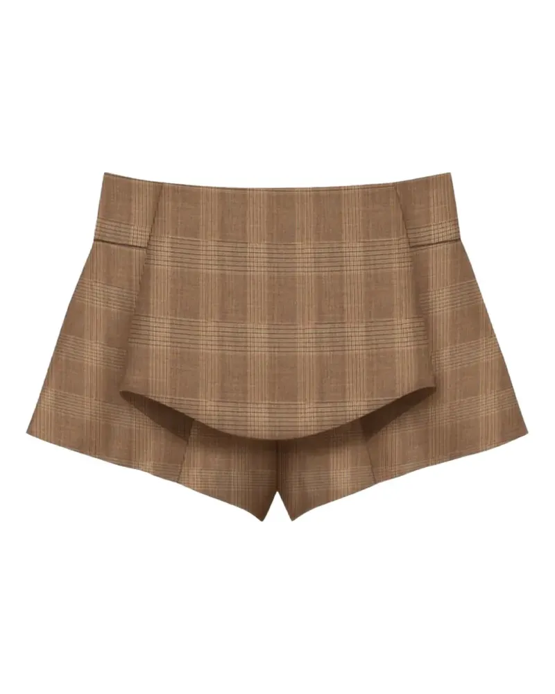 Givenchy Prince of Wales check layered shorts - Braun Braun