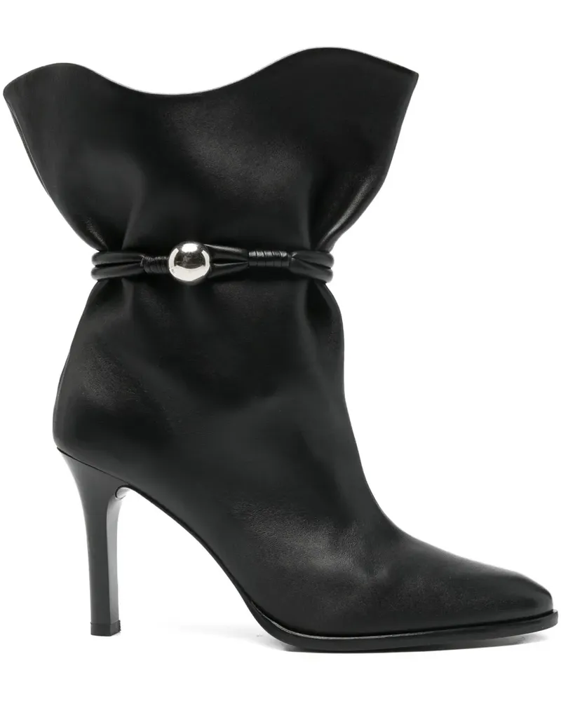 Isabel Marant Stiefeletten aus Leder - Schwarz Schwarz