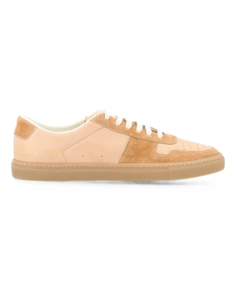 Common Projects panelled suede-trim sneakers - Nude Nude
